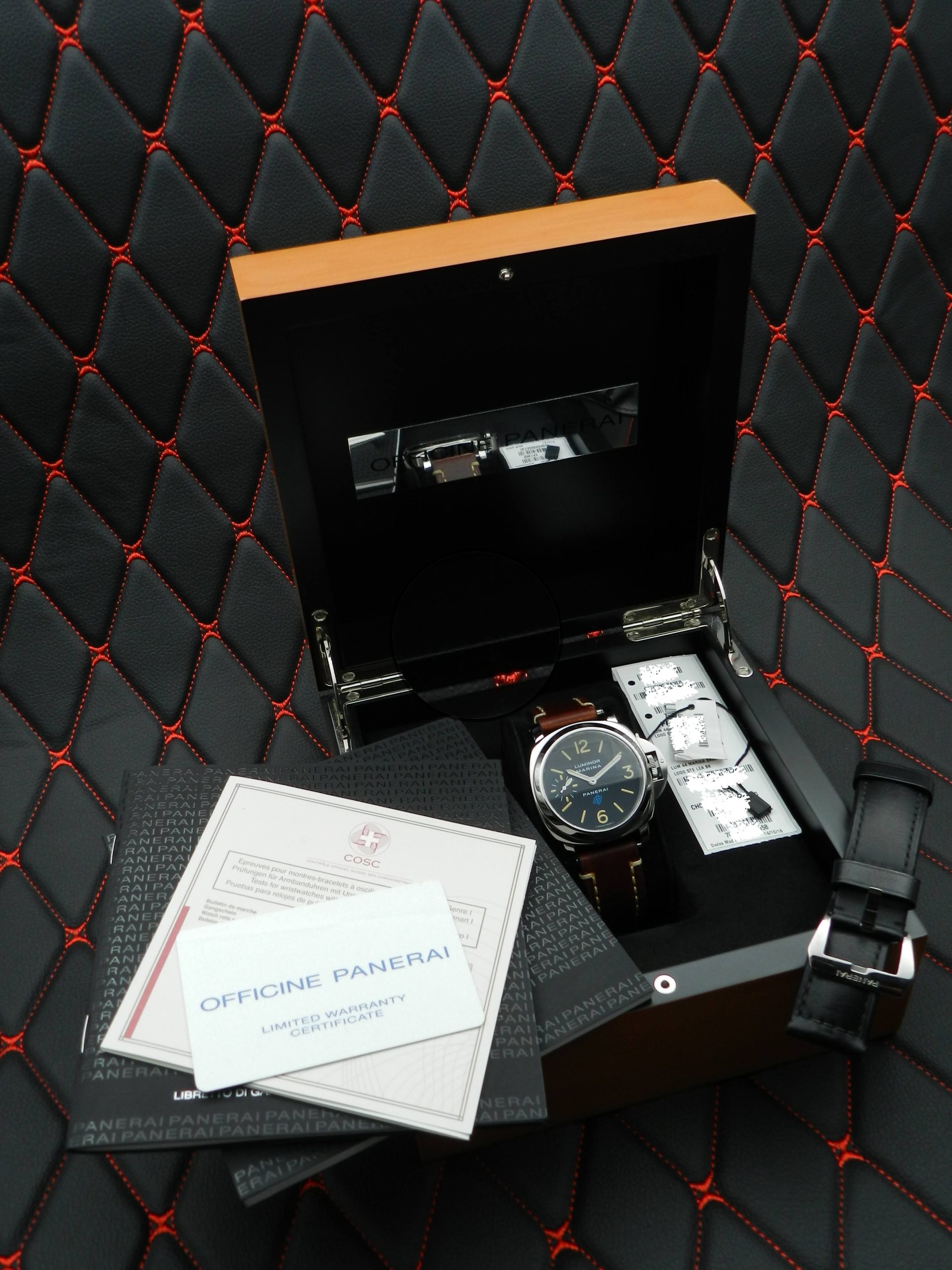 Panerai Luminor Marina PAM 00631 44mm Stainless Steel Manual Wind Black Dial Men’s Watch - Image 8