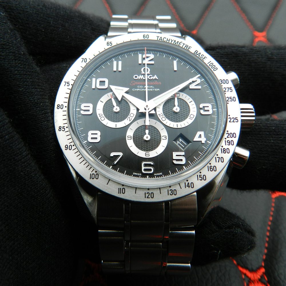 Omega Speedmaster Broad Arrow 321.10.44.50.01.001 Black Dial Stainless Steel 44mm Automatic Chronograph – With Box & Papers