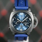 Panerai Luminor 1950 GMT Power Reserve PAM01135 44mm Automatic Steel Watch