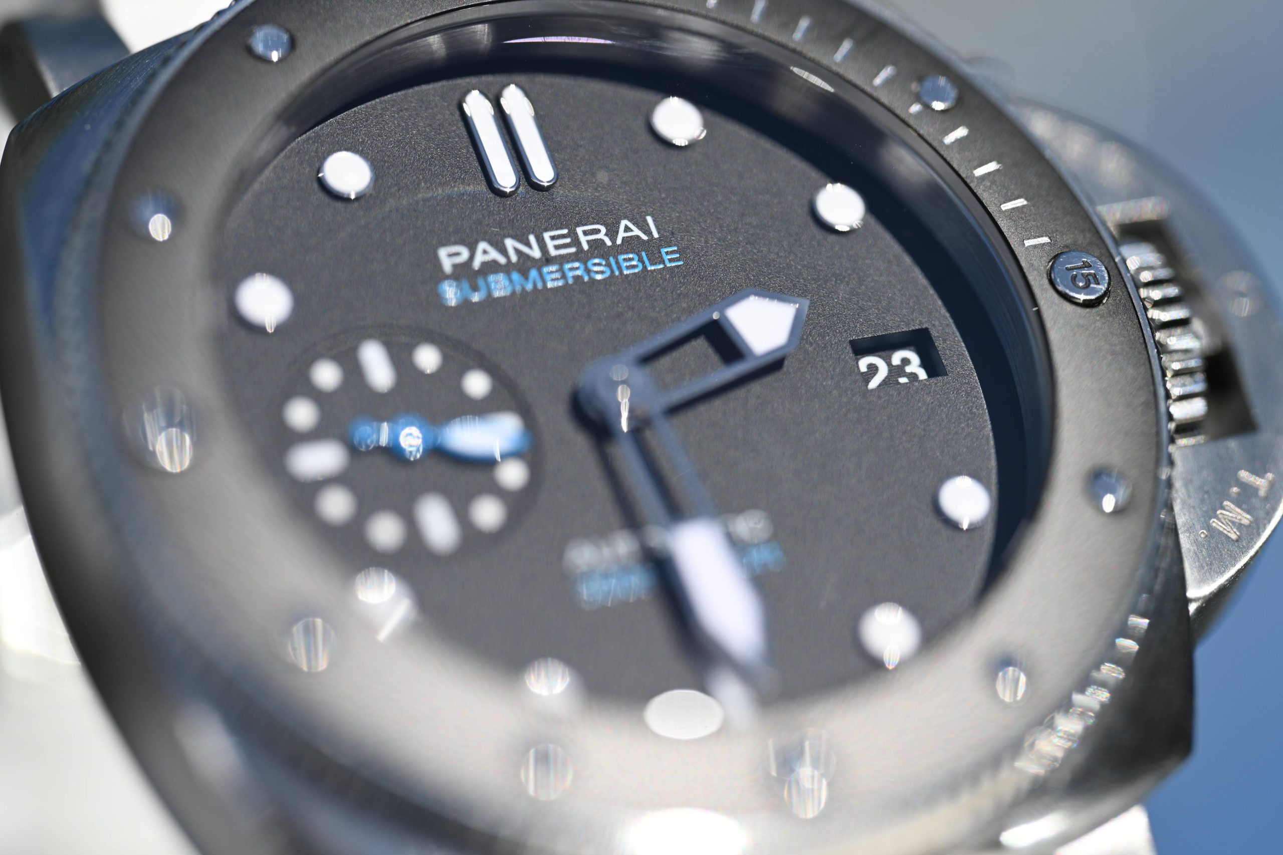 Panerai Submersible PAM00683 42mm Black Dial White Rubber Strap Full Set 2019 - Image 8