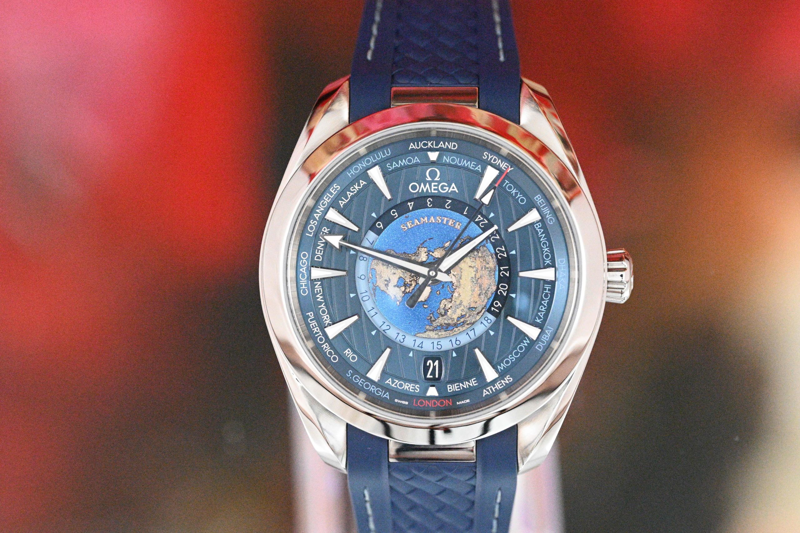 Omega Seamaster Aqua Terra Worldtimer 220.12.43.22.03.001 43mm – 2025 Full Set